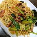 yuuhi12hi's cooksnap of when they made ほうれん草とベーコンのスパゲティ.