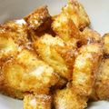 のんのんSTELLA's cooksnap of when they made サクサク簡単！余り食パンで塩きな粉ラスク.