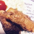 ユナクン's cooksnap of when they made リンゴの豚肉巻き.