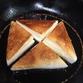 mayu_fu's cooksnap of when they made ＊おつまみに＊はんぺんのチーズ挟み焼き＊.