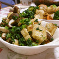 tohiya's cooksnap of when they made 春菊と焼き椎茸＆油揚げのゆずポン和え.