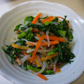 まほじょ's cooksnap of when they made 春菊とシラタキと人参の胡麻和え.