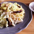 maycoa's cooksnap of when they made 簡単すぎるガーリックと柚子のパスタ.