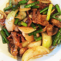 Matsukun55's cooksnap of when they made にんにくの芽と豚肉の炒めもの。.