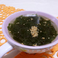赤い電話's cooksnap of when they made 簡単！５分でできるワカメスープ.