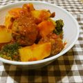 タロすけ's cooksnap of when they made ミートボールと野菜のトマト煮込み.