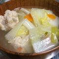 サンブッチ's cooksnap of when they made 簡単早い!肉団子と野菜たっぷり暖かスープ.
