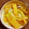 リープリヒ's cooksnap of when they made 白菜とカリカリ油あげの出汁ポン酢和え.