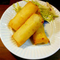 chisat00's cooksnap of when they made えびとはんぺんの春巻.