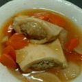 korine's cooksnap of when they made 高野豆腐のひき肉はさみ煮.