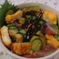 くっくのん's cooksnap of when they made アボカドとブリのちらし寿司.
