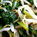 ぐーっち's cooksnap of when they made ほうれん草ともやしのピーナッツ和え.