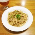 pali's cooksnap of when they made ネギとごぼうのぺペロンチーノ風パスタ☆.