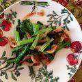 horseland's cooksnap of when they made カルシウムたっぷり小松菜炒め.