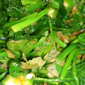 ぽん☆ちょこ's cooksnap of when they made 簡単☆ほうれん草とオクラのしらす和え.