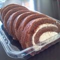 ラキキ's cooksnap of when they made ココアロールケーキ(*´∀`*).