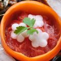 LittleBall's cooksnap of when they made 人参と大根の梅酢漬け_なます風.