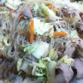 みゅううぇん's cooksnap of when they made 美味☆簡単☆豚肉と春雨と白菜の炒め物.