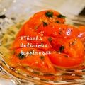 ruruchirin's cooksnap of when they made トマトのオリーブオイル炒め.