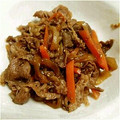 梨パフェ♪'s cooksnap of when they made 簡単 プルコギ風牛肉炒め.