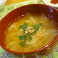 はっちぱっち's cooksnap of when they made ﾂﾅ&ｷｬﾍﾞﾂのお味噌汁.