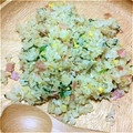 ちゅとママ's cooksnap of when they made 《子供ゴハン♪》小松菜としらすと卵の炒飯.