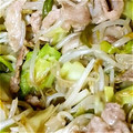 イケコ113's cooksnap of when they made 豚こまもやし炒め.