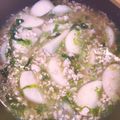 meo35's cooksnap of when they made カブのとろとろ鶏そぼろ煮.