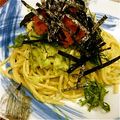みどすけい's cooksnap of when they made 混ぜて和えるだけ♪アボカド明太子パスタ.