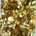 maco33's cooksnap of when they made メカブとモズクとエノキの納豆和え.