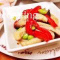 erc_16's cooksnap of when they made 赤パプリカとエリンギのマリネ.