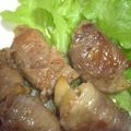 トドくろちゃん's cooksnap of when they made れんこんの豚肉巻き☆しょうが焼き風.
