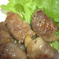 トドくろちゃん's cooksnap of when they made れんこんの豚肉巻き☆しょうが焼き風.