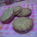 クレちゃん's cooksnap of when they made 紅茶ビスケットのチョコサンドetc..