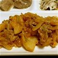 ひろにゃーん's cooksnap of when they made 長芋が美味！豚肉のキムチ炒め.