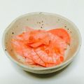 ぴよぴよたまちゃん's cooksnap of when they made ほんのり春色✿簡単♪大根のお漬物.