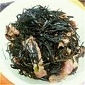 虹の彼方☆７'s cooksnap of when they made 時短・ベーコンとめひじきのバター炒め.