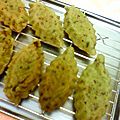 natu12240101's cooksnap of when they made * 抹茶と甘納豆のフィナンシェ *.