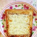 あざらしの赤ちゃん's cooksnap of when they made 簡単☆ごまマヨチーズトースト.