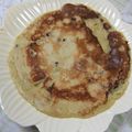 snip's cooksnap of when they made 子供と作ろう！すりりんごのパンケーキ.
