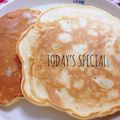 ingw's cooksnap of when they made ゴロゴロりんごとヨーグルトのホットケーキ.