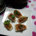 フジタカズオ's cooksnap of when they made 梅としそとかまぼこ.