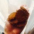 Tmama♡'s cooksnap of when they made 低糖質＊おから＆ごまのｱｲｽｸｯｷｰ.