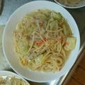 Ruy0717's cooksnap of when they made キャベツとツナのスープパスタ.