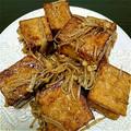 mamihys's cooksnap of when they made すぐできる！厚揚げとえのきの炒め物.