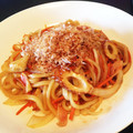 Anridre's cooksnap of when they made 節約☆簡単☆ちくわの焼きうどん.