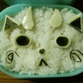 北風11's cooksnap of when they made キャラ弁 妖怪ウォッチ コマさん.
