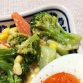 ｑｕｉｃｏ's cooksnap of when they made *ブロッコリーと半熟卵*のマヨサラダ♬.