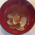 クロクロクローバー's cooksnap of when they made 【簡単】あさりの味噌汁.