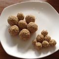 とみとりお's cooksnap of when they made ＊さつまいもの胡麻団子＊.